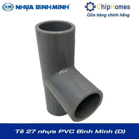 Tê 27 nhựa PVC Bình Minh - Loại Dày