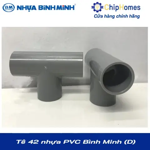 Tê 42 nhựa PVC Bình Minh - Loại Dày