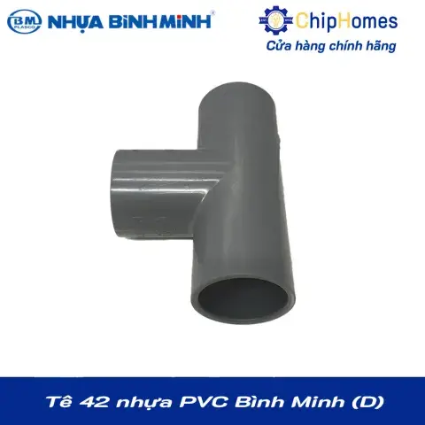 Tê 42 nhựa PVC Bình Minh - Loại Dày