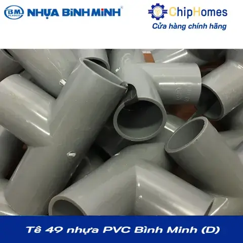 Tê 49 nhựa PVC Bình Minh - Loại Dày
