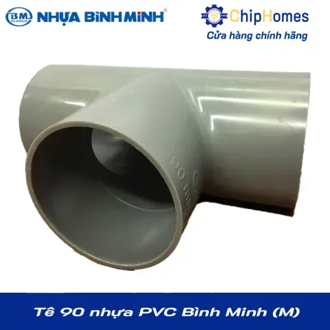 Tê 90 nhựa PVC Bình Minh - Loại Mỏng