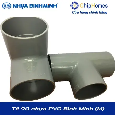 Tê 90 nhựa PVC Bình Minh - Loại Mỏng
