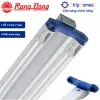 Bộ Đèn LED Đôi 1.2m Rạng Đông 20W Thủy Tinh T8 + Máng Đôi
