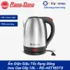 Ấm Điện Siêu Tốc Rạng Đông Inox Cao Cấp 1.8L - RD-AST18ST3 