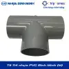 Tê 114 nhựa PVC Bình Minh - Loại Mỏng, DN 114mm, PN 6 bar