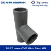 Tê 27 nhựa PVC Bình Minh - Loại Dày, DN 27mm, PN 15 bar