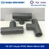 Tê 27 nhựa PVC Bình Minh - Loại Dày