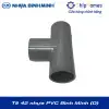 Tê 42 nhựa PVC Bình Minh - Loại Dày, DN 42mm, PN 15 bar