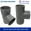 Tê 60 nhựa PVC Bình Minh - Loại Mỏng, DN 60mm, PN 6 bar