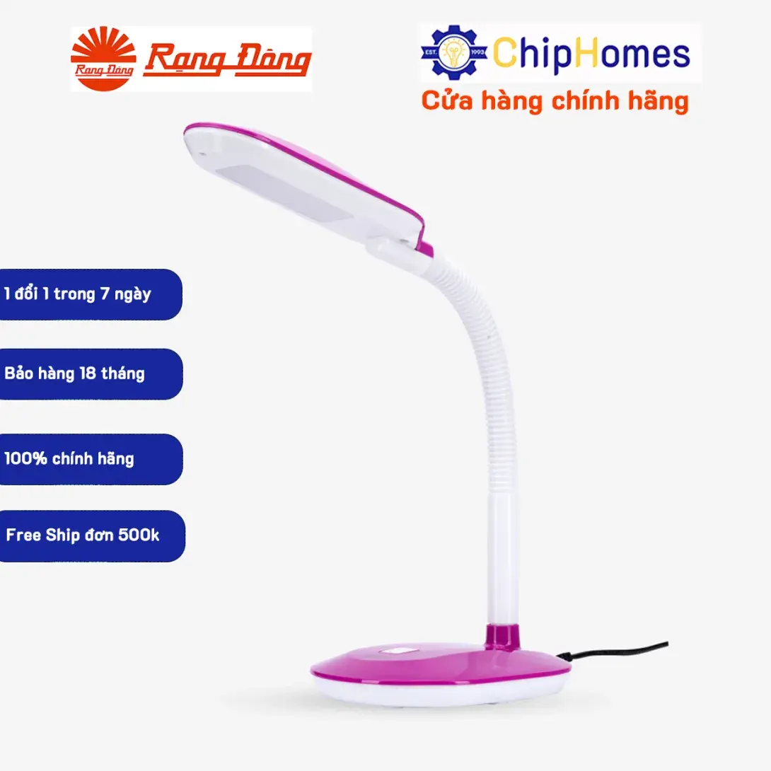 Đèn LED Bàn Học Chống Cận 5W RD-RL-19 - Màu Hồng
