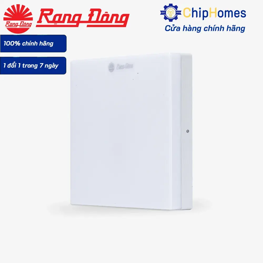 Đèn LED Ốp Trần Vuông Đế Nhựa Rạng Đông 220x220 18W LN12N