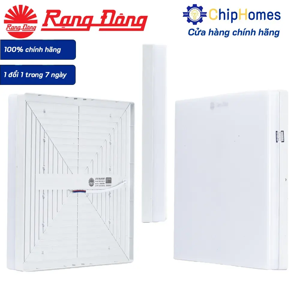 Đèn LED Ốp Trần Vuông Đế Nhựa Rạng Đông 300x300 24W LN12N