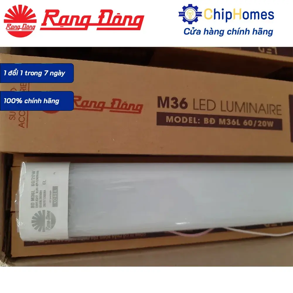 Bộ đèn LED nổi trần Rạng Đông M36 600-20W