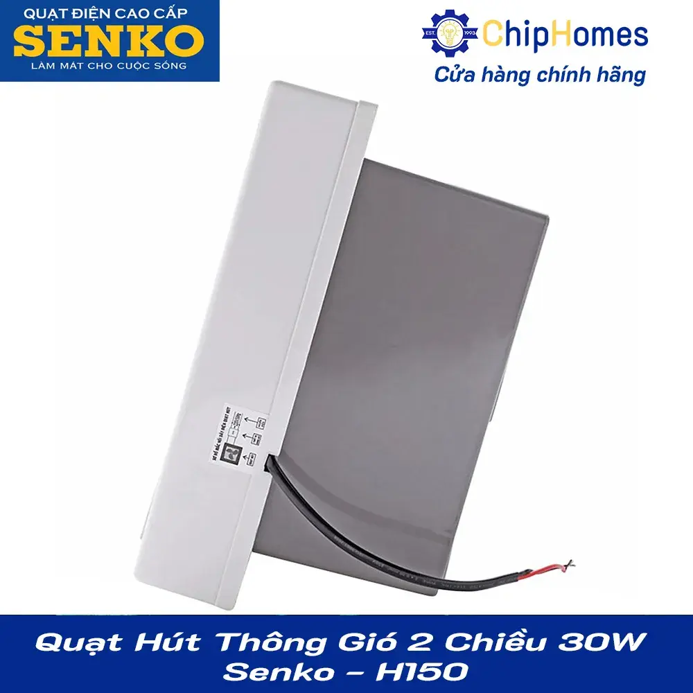 Quạt Hút Thông Gió 2 Chiều 30W Senko - H150