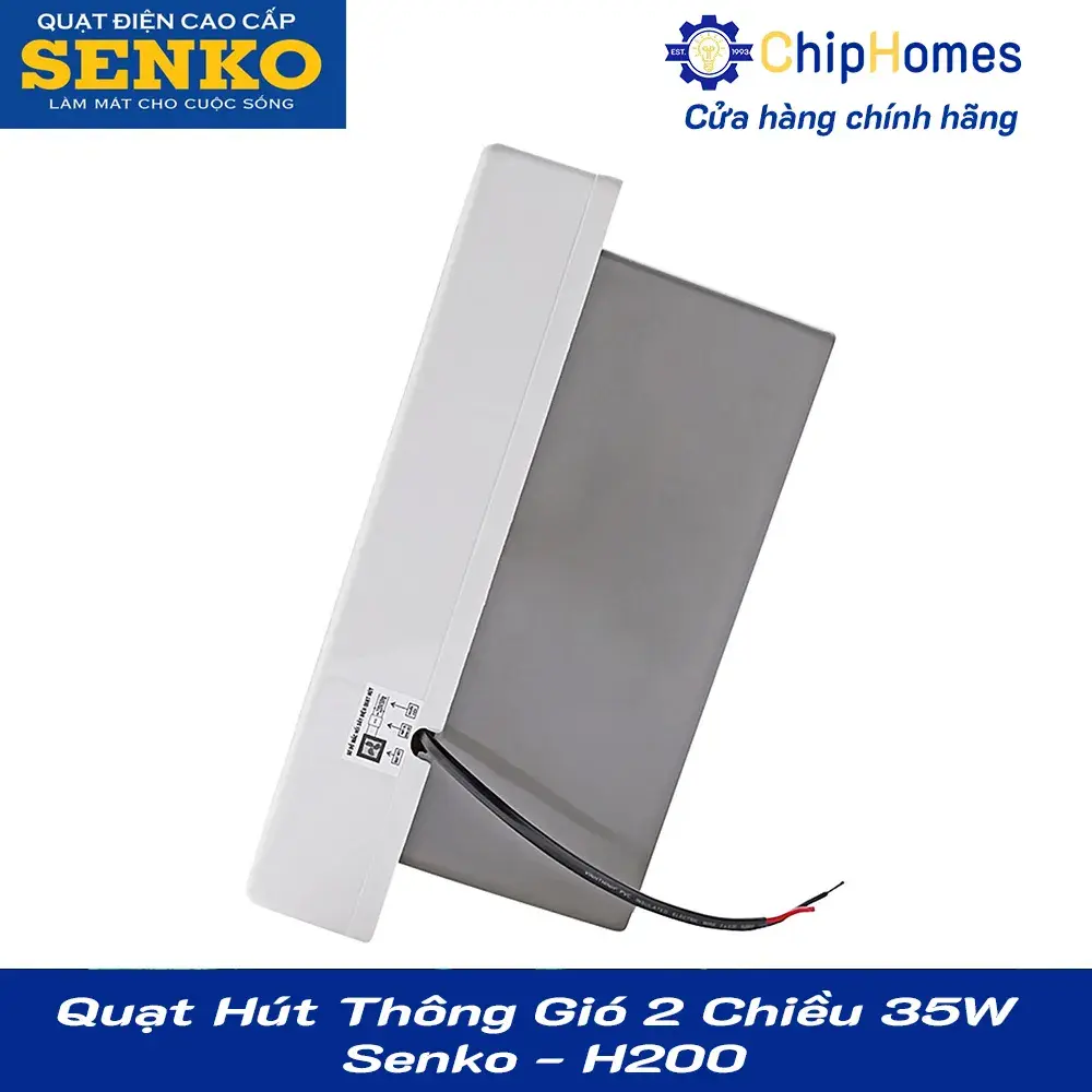 Quạt Hút Thông Gió 2 Chiều 35W Senko - H200
