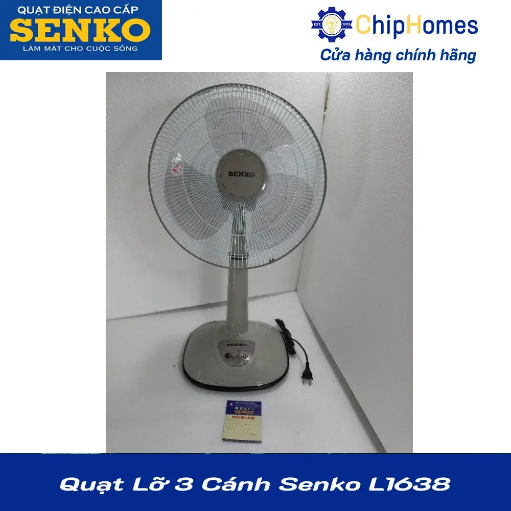 Quạt Lỡ 3 Cánh Senko L1638 - Ảnh thực tế