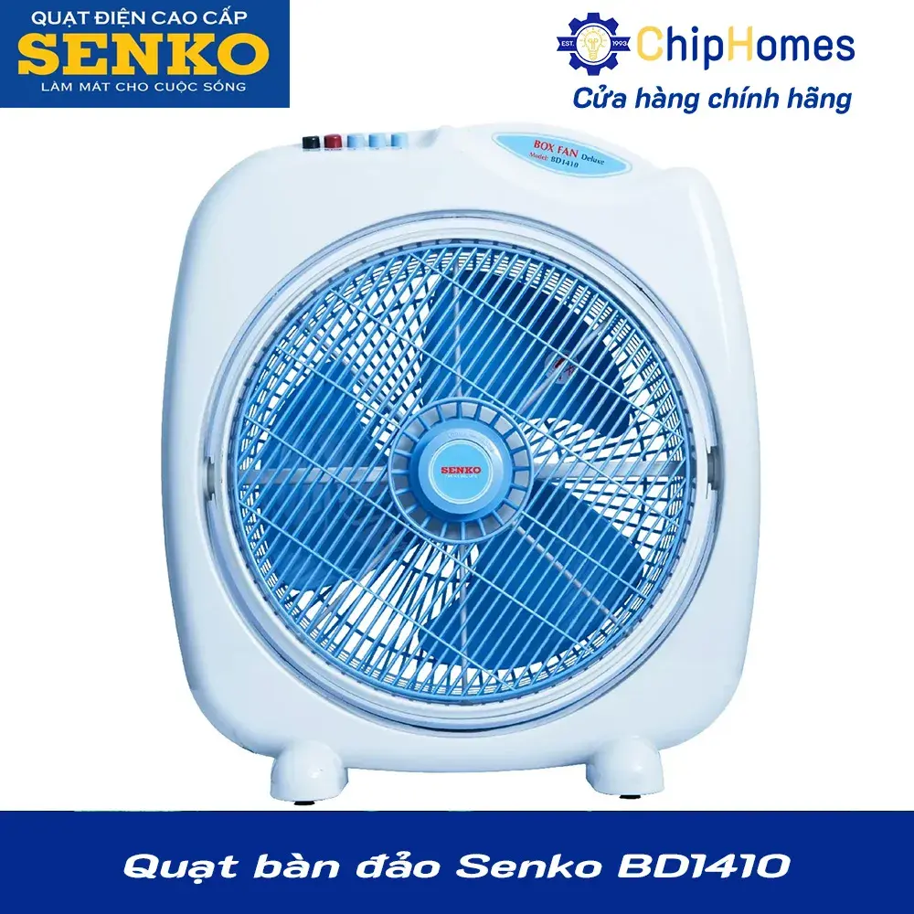 Quạt bàn đảo Senko BD1410 - Màu kem môn