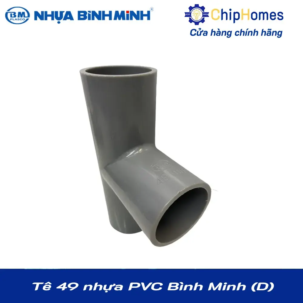 Tê 49 nhựa PVC Bình Minh - Loại Dày