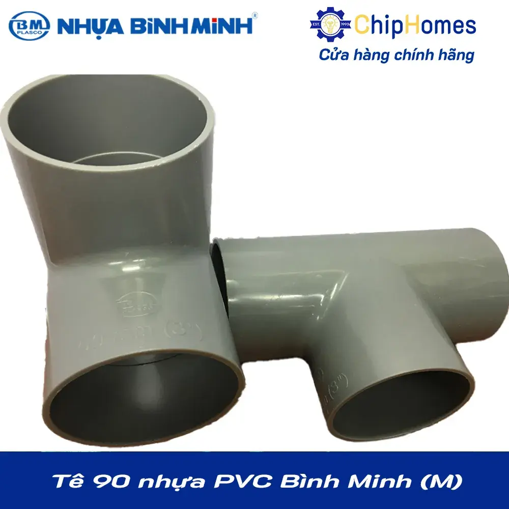 Tê 90 nhựa PVC Bình Minh - Loại Mỏng