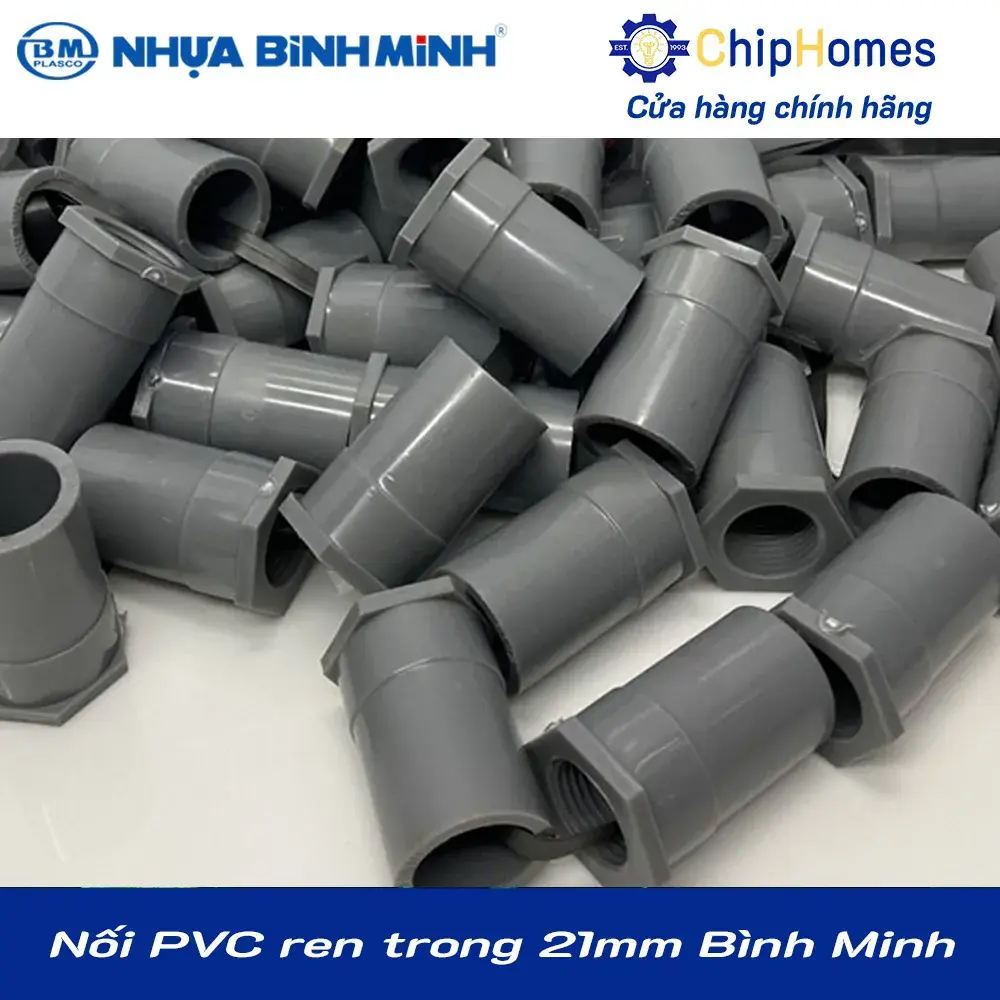 Nối PVC ren trong 21mm Bình Minh